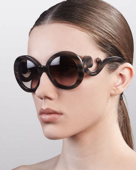 used prada baroque sunglasses|Prada minimal baroque sunglasses.